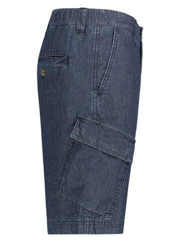 Authentic Style Spijkercargoshort donkerblauw