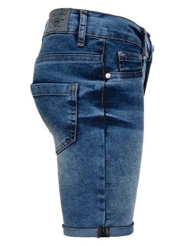 Blue Effect Spijkershort - silm fit - donkerblauw