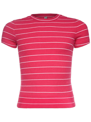 Blue Effect Shirt in Rot/ Weiß