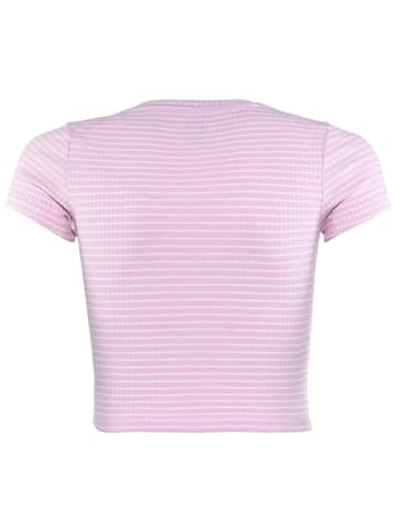 Blue Effect Shirt in Rosa/ Weiß