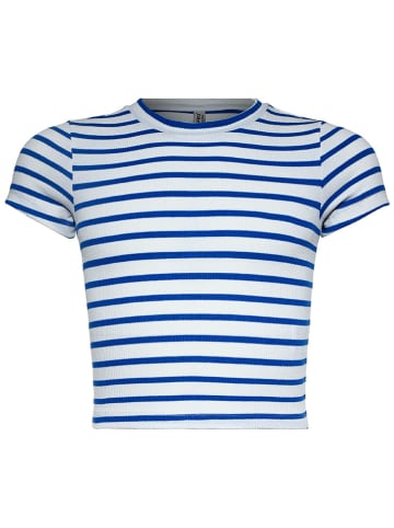 Blue Effect Shirt in Blau/ Weiß