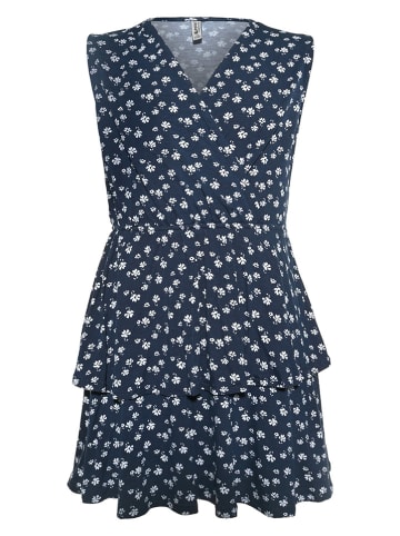 Blue Effect Jurk donkerblauw