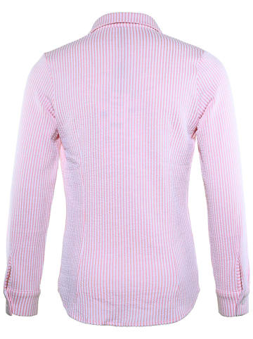 Blue Effect Bluse in Rosa/ Weiß