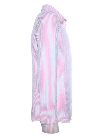 Blue Effect Bluse in Rosa/ Weiß