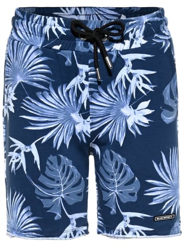 Blue Effect Sweatshorts in Dunkelblau