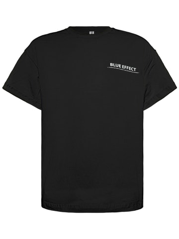 Blue Effect Shirt in Schwarz