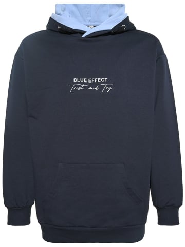Blue Effect Hoodie in Dunkelblau
