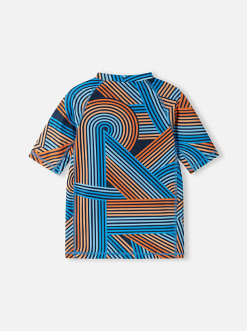 Reima Badeshirt "Uiva" in Orange/ Blau