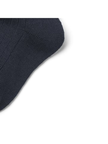 Wheat Woll-Socken in Dunkelblau