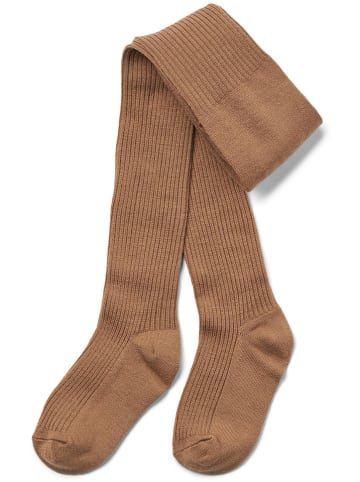 Wheat Woll-Strumpfhose in Hellbraun