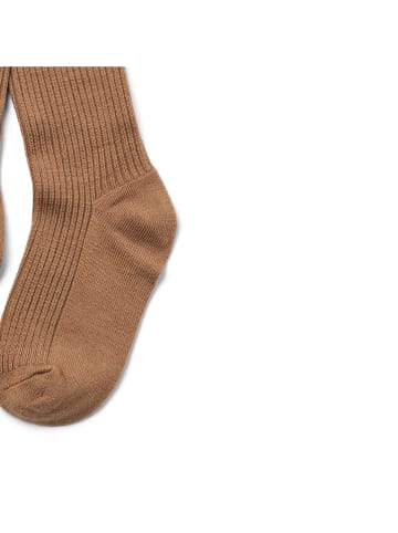 Wheat Woll-Strumpfhose in Hellbraun