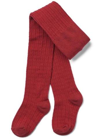 Wheat 2er-Set: Woll-Strumpfhosen in Rot/ Creme