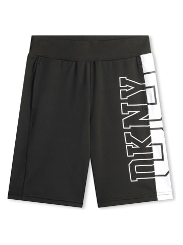 DKNY Shorts in Schwarz/ Weiß