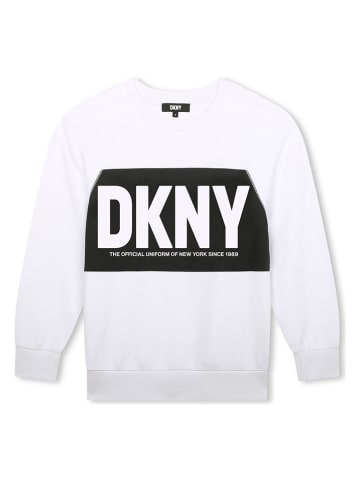DKNY Sweatshirt wit/zwart