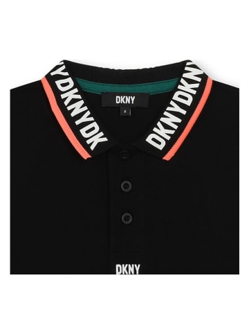 DKNY Koszulka polo w kolorze czarnym