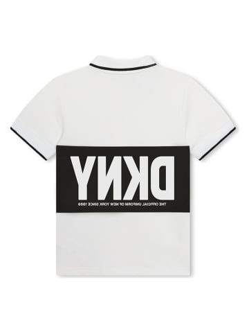 DKNY Poloshirt zwart/wit