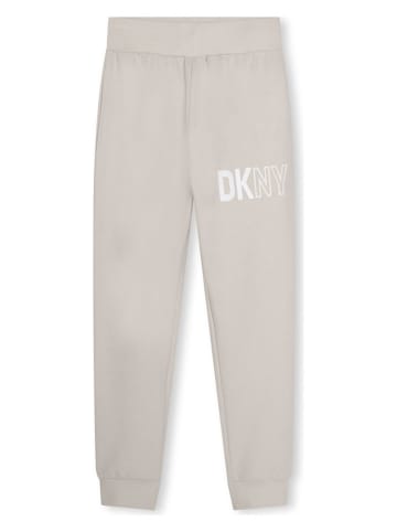 DKNY Spodnie dresowe w kolorze beżowym