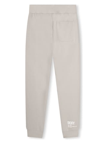 DKNY Spodnie dresowe w kolorze beżowym