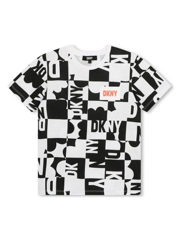 DKNY Koszulka w kolorze czarno-białym