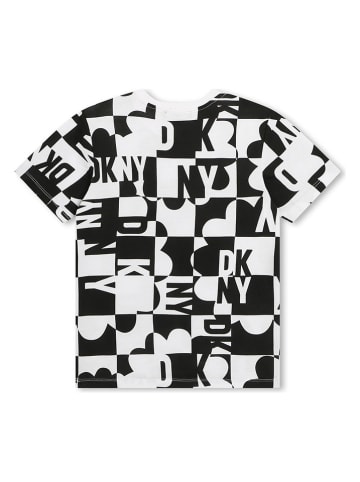 DKNY Shirt zwart/wit