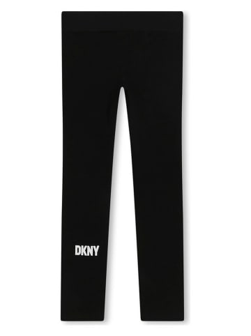 DKNY Legginsy w kolorze czarnym