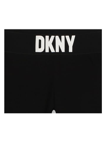 DKNY Legginsy w kolorze czarnym