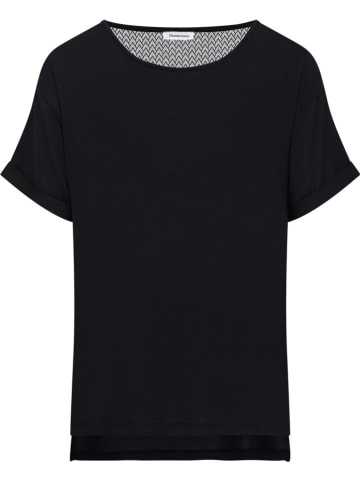 Passionata Pyjama-Oberteil in Schwarz