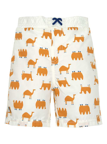 Lässig Badeshorts in Creme