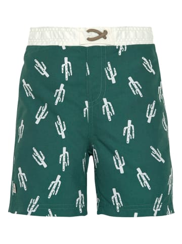 Lässig Badeshorts in Grün/ Grün
