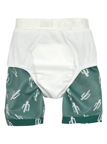 Lässig Badeshorts in Grün/ Grün