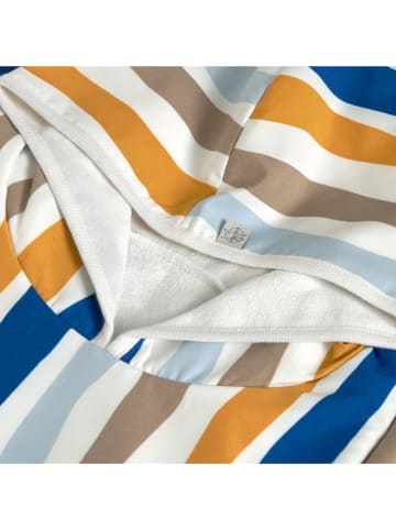 Lässig Badeponcho in Bunt/ Creme