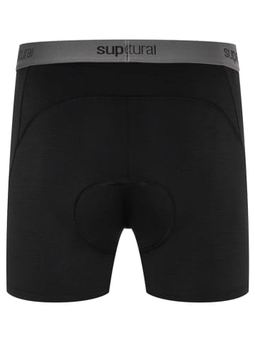 super.natural Fahrradunterhose ''Gravier'' in Schwarz