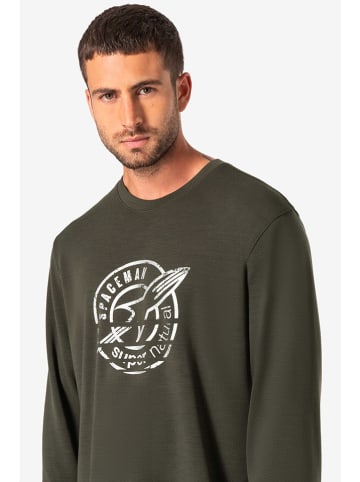 super.natural Sweatshirt ''Space260 Crew'' in Khaki