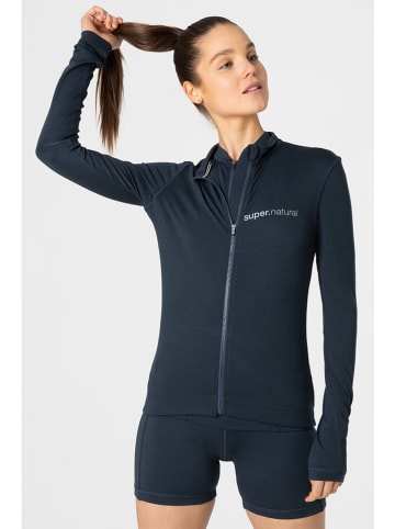 super.natural Sweatjacke ''Grava'' in Dunkelblau