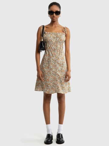 BIG STAR Kleid in Khaki/ Orange