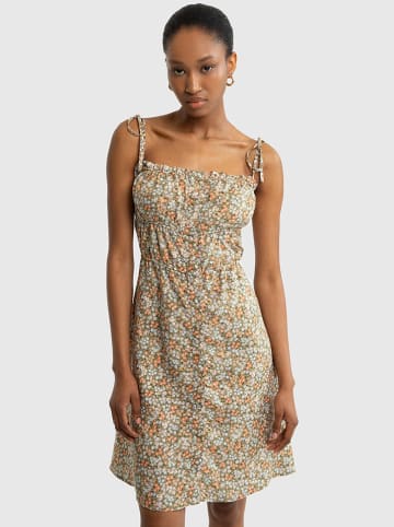 BIG STAR Kleid in Khaki/ Orange