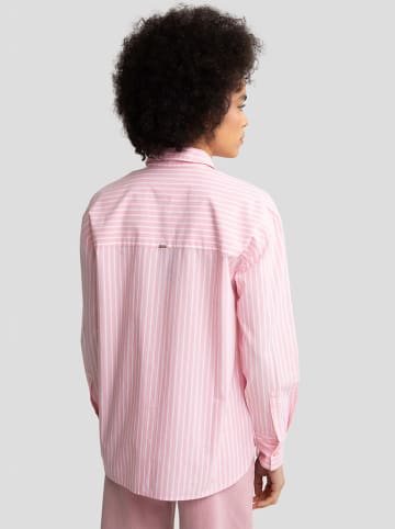 BIG STAR Blouse lichtroze/wit