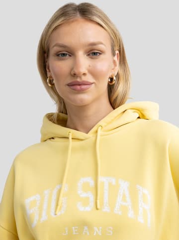 BIG STAR Bluza w kolorze żółtym