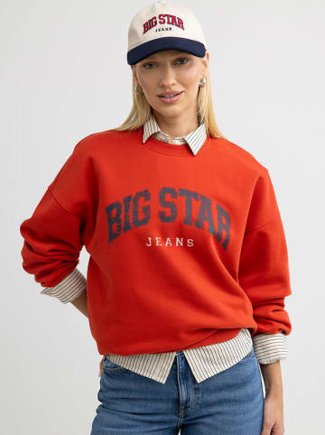 BIG STAR Sweatshirt in Rot