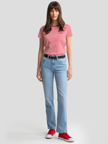 BIG STAR Shirt in Weiß/ Rot
