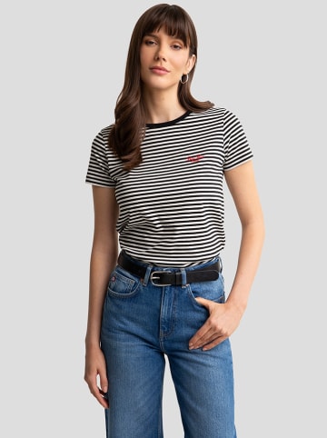 BIG STAR Shirt in Weiß/ Schwarz
