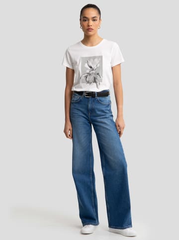 BIG STAR Shirt in Weiß/ Hellgrau