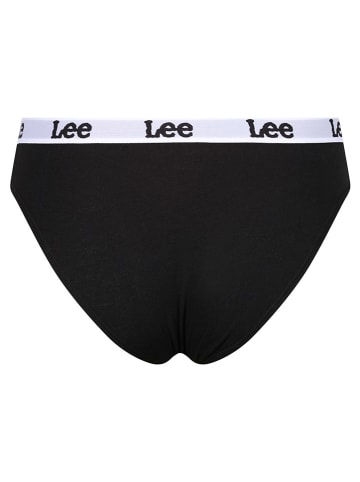 LEE Underwear 3er-Set: Slips "Diana" in Weiß/ Schwarz/ Grau