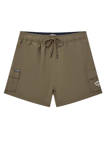 Wrangler Badeshorts "Nautilus" in Khaki