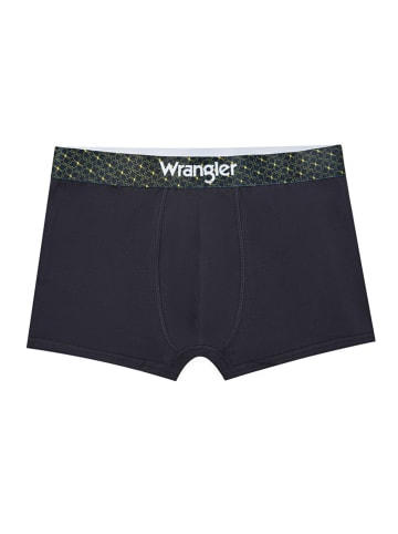 Wrangler 3er-Set: Boxershorts "Winchell" in Dunkelblau/ Grau/ Gelb