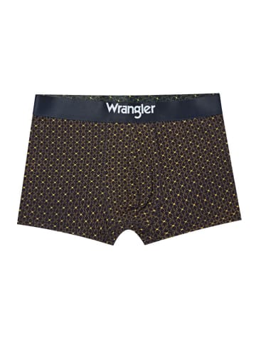 Wrangler 3er-Set: Boxershorts "Winchell" in Dunkelblau/ Grau/ Gelb