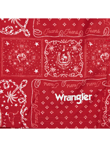 Wrangler Szorty kąpielowe "Mangrove" w kolorze czerwonym