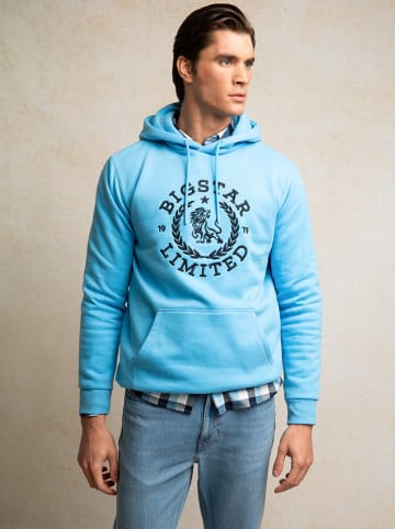 BIG STAR Hoodie in Hellblau
