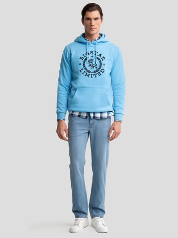 BIG STAR Hoodie lichtblauw