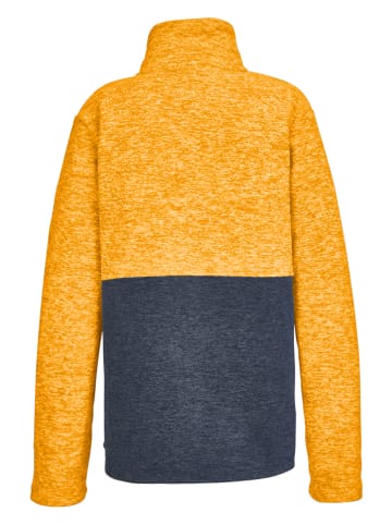 Killtec Fleecejacke  in Gelb/ Dunkelblau
